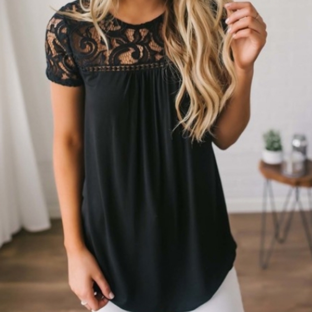 Crochet Detail Top